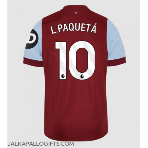 West Ham United Lucas Paqueta #10 Kotipaita 2023-24 Lyhythihainen